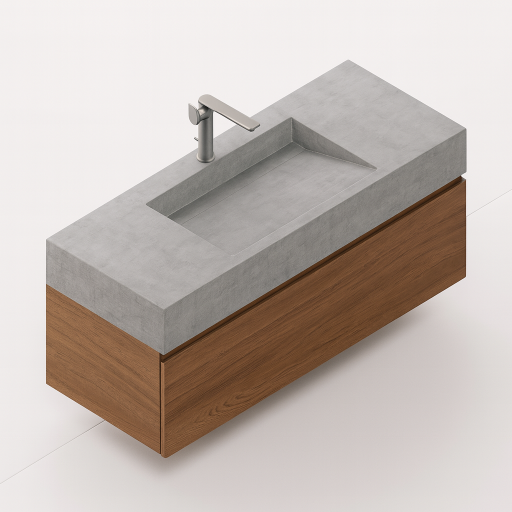 Architectural Bathroom Sink – High-Quality Revit Parametric Family
