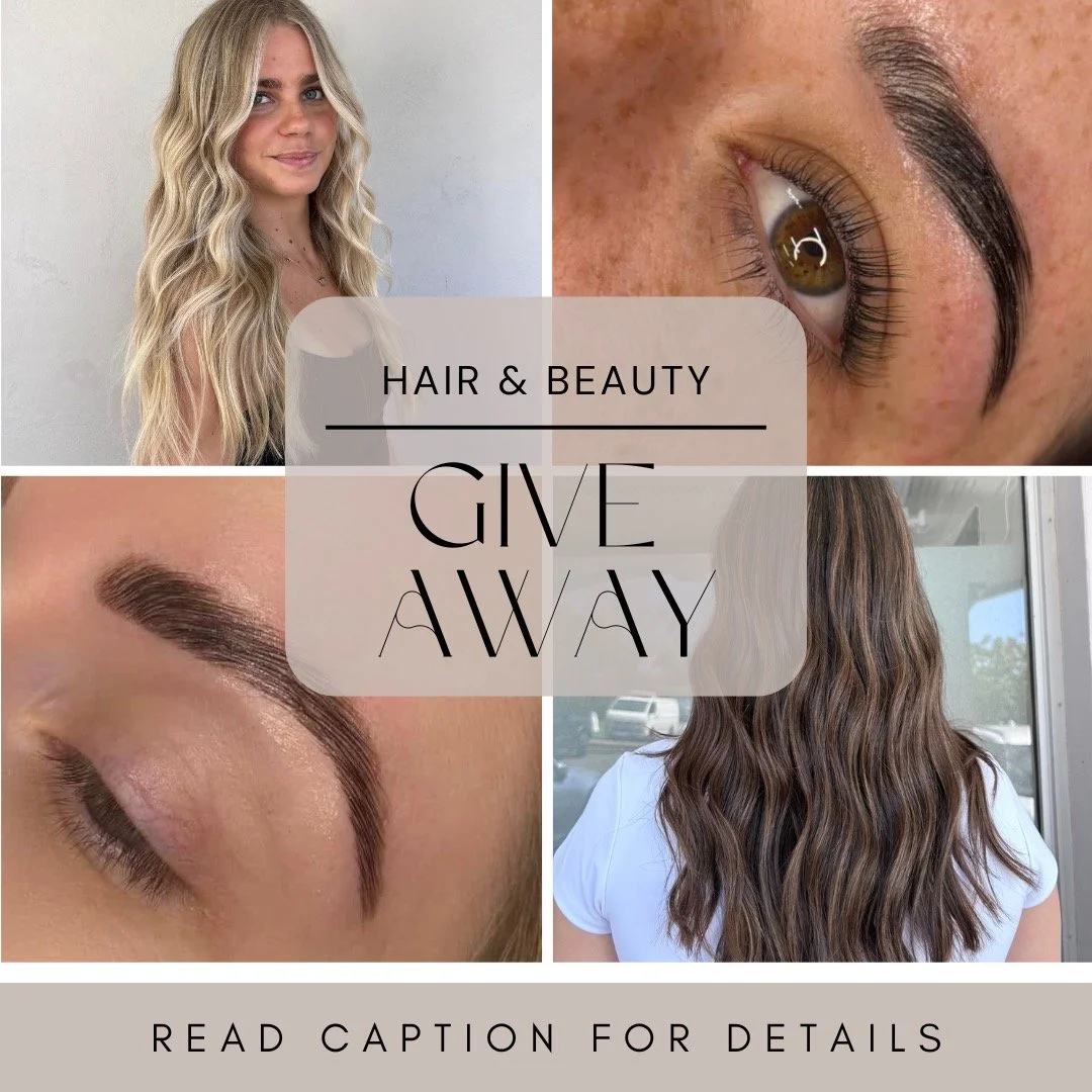 THE ULTIMATE HAIR AND BEAUTY GIVEAWAY!!

We are teaming up for Christmas to give one lucky winner the Ultimate Brows, Lashes and Hair Transformation!🎄✨

The winner will receive:
- Lash Lift &amp; Tint + Brow Service of your choice
- Full Head of Foi