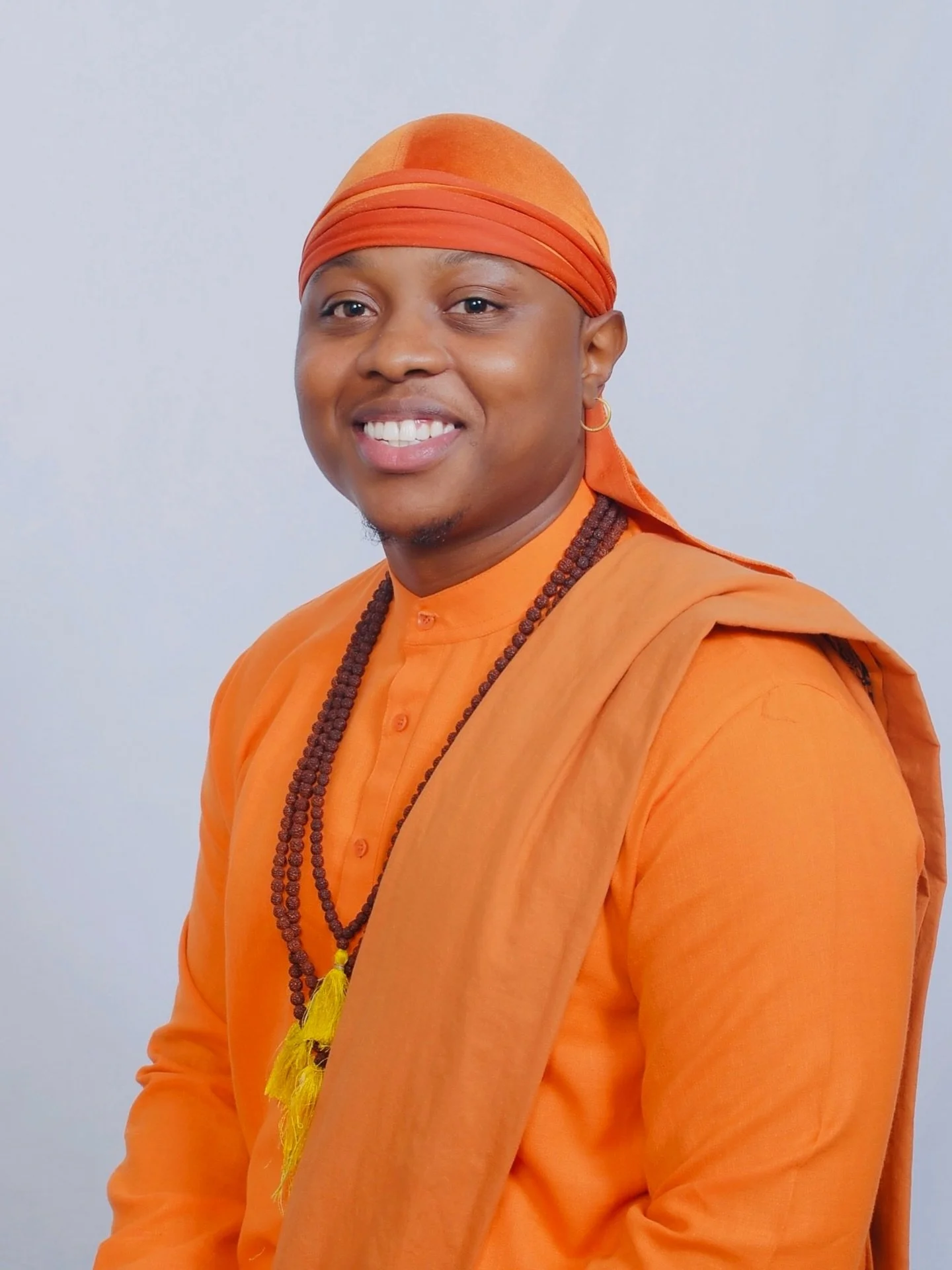 Swami Sri Guru Brahmananda Nirvananath, Sri Swami Sai Krsna but simply called, &ldquo;Swami&rdquo;, is a direct disciple of Sri Guru Mahavatar Babaji and part of the Shiva Yoga Sampradaya (Tradition). Sri Mahavatar Babaji physically appeared to Swami