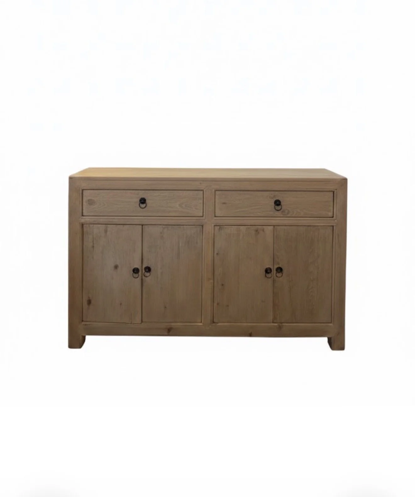 Buffet en bois avec deux tiroirs et deux portes