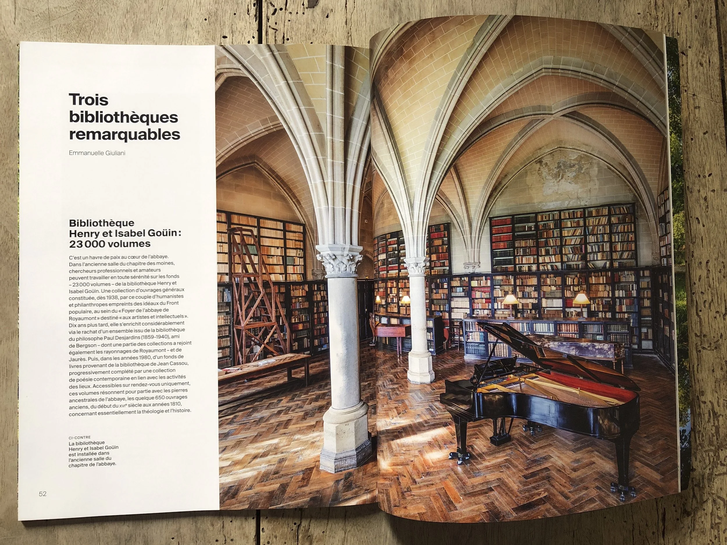 Beaux Arts Magazine reportage Abbaye de Royaumont