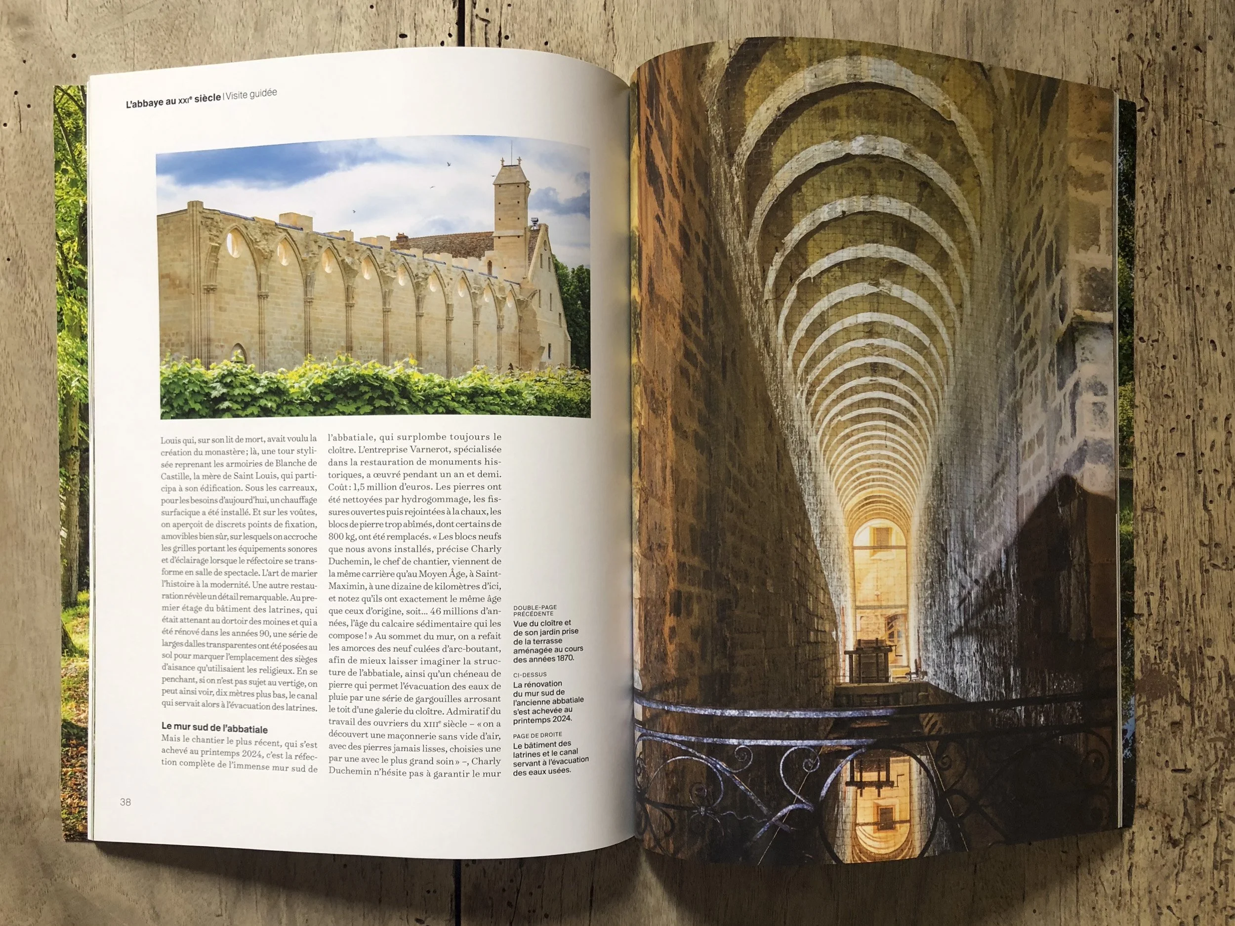 Beaux Arts Magazine reportage Abbaye de Royaumont