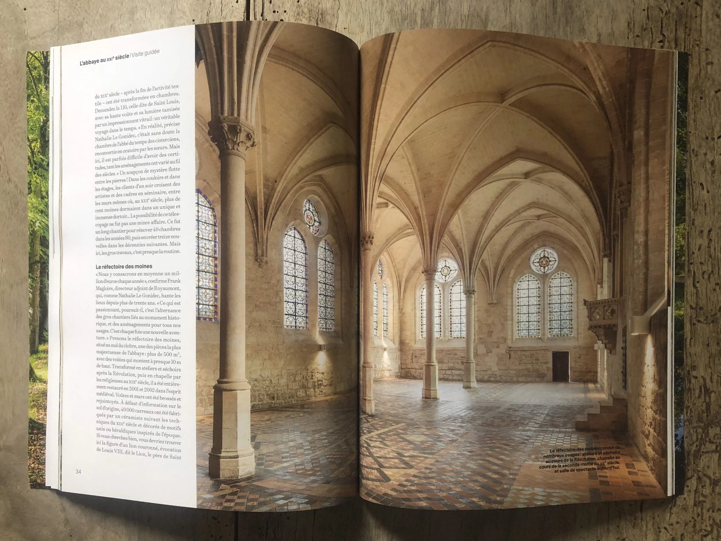 Beaux Arts Magazine reportage Abbaye de Royaumont