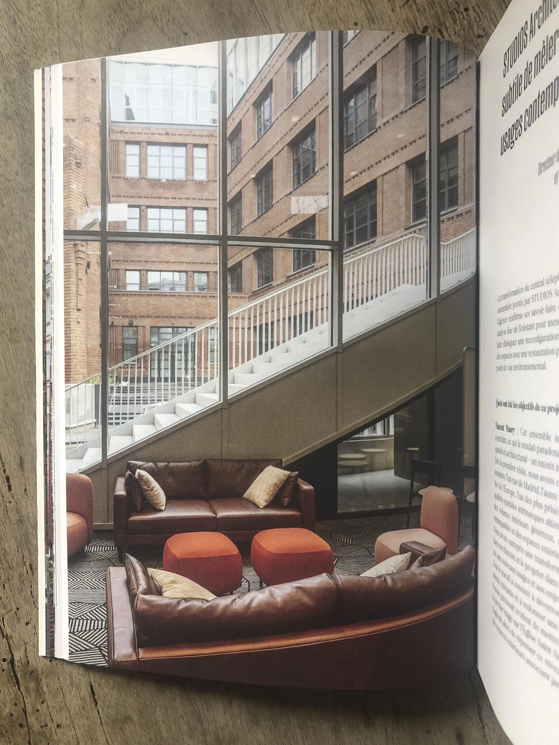 Edition livre immeuble l'Atelier Covivio
