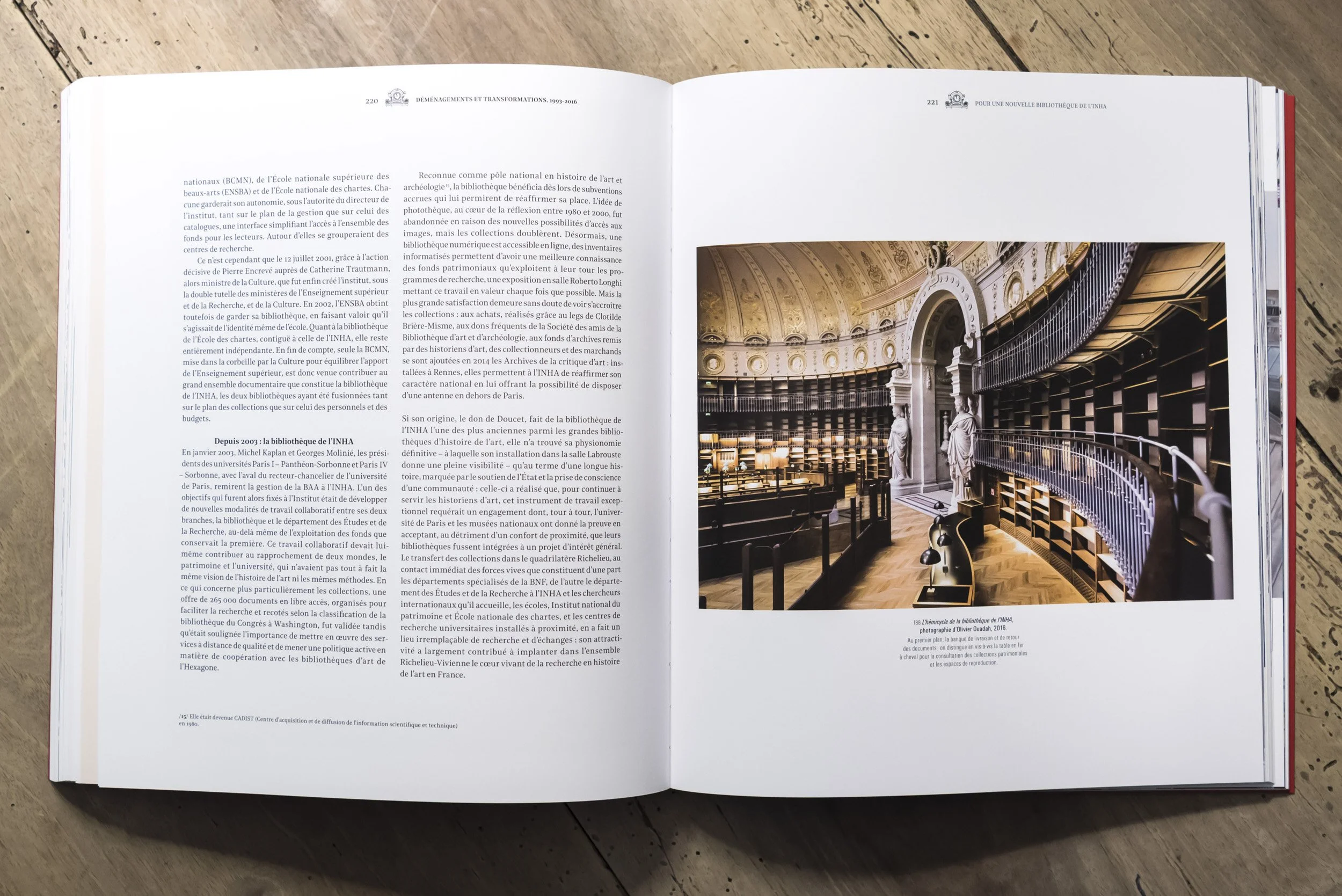 Livre Institut National de l'Histoire de l'Art Bibliothèque Richelieu 