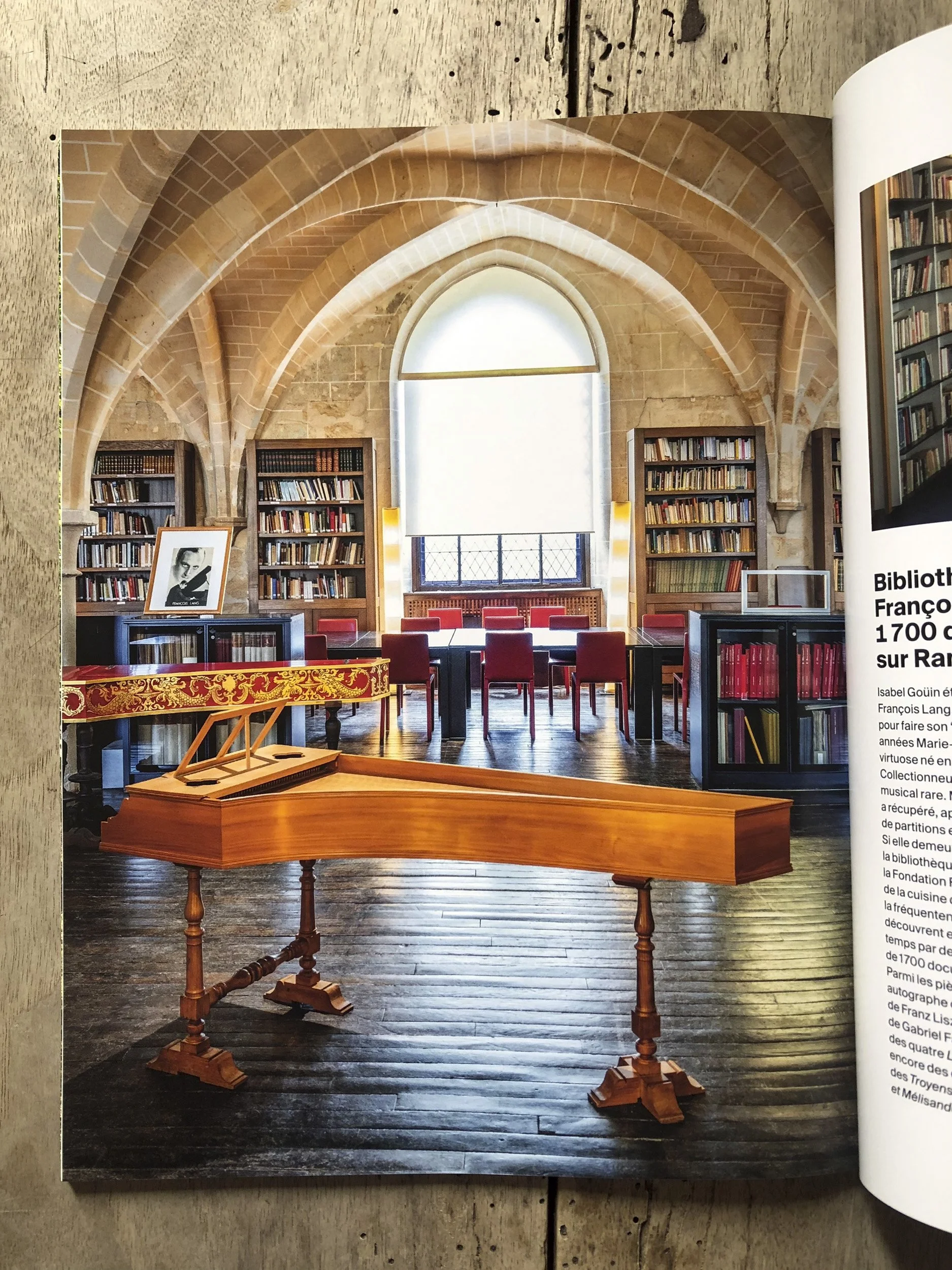 Beaux Arts Magazine reportage Abbaye de Royaumont