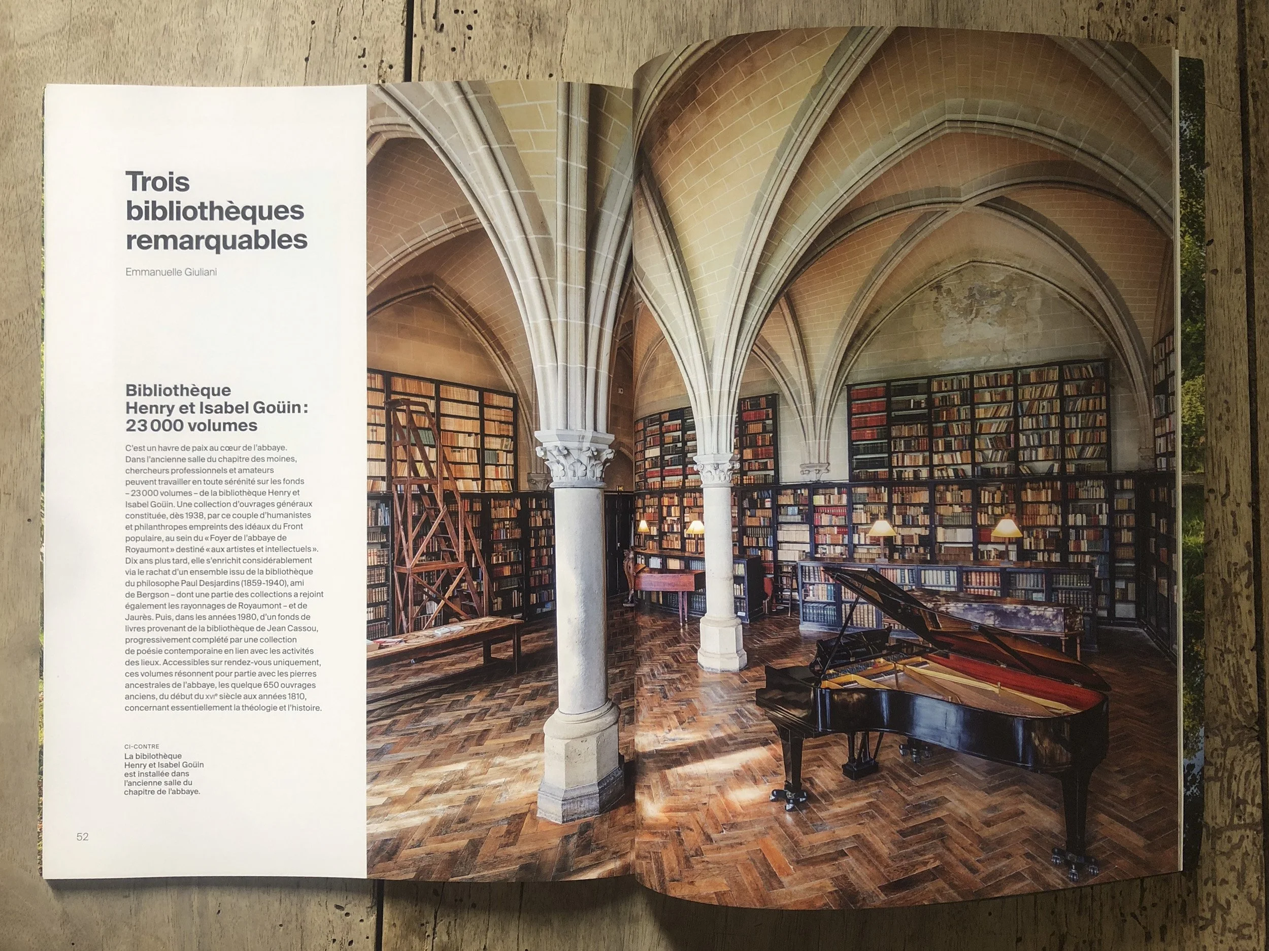 Beaux Arts Magazine reportage Abbaye de Royaumont