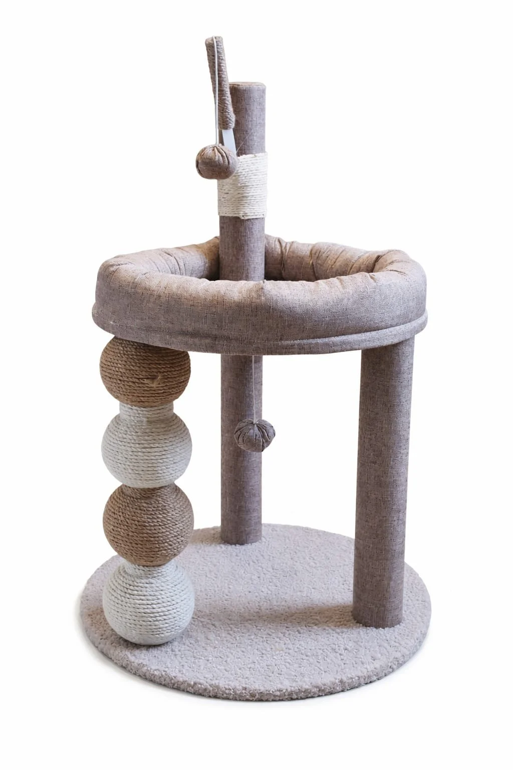 LUNAVA Crest™ Double-Layer Cat Tree & Scratch Pole