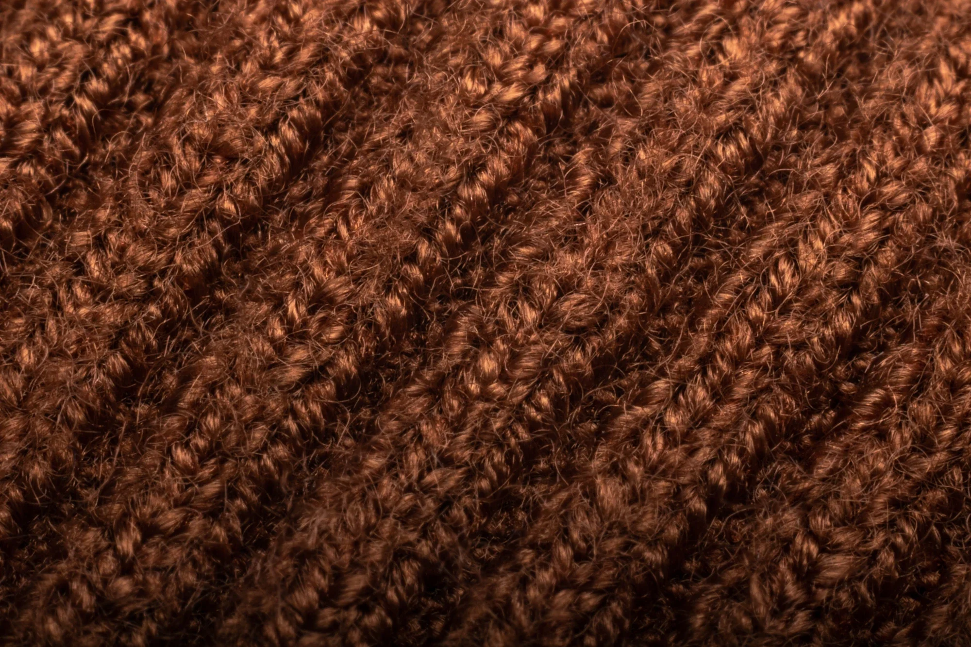 Texture de tissu en laine marron
