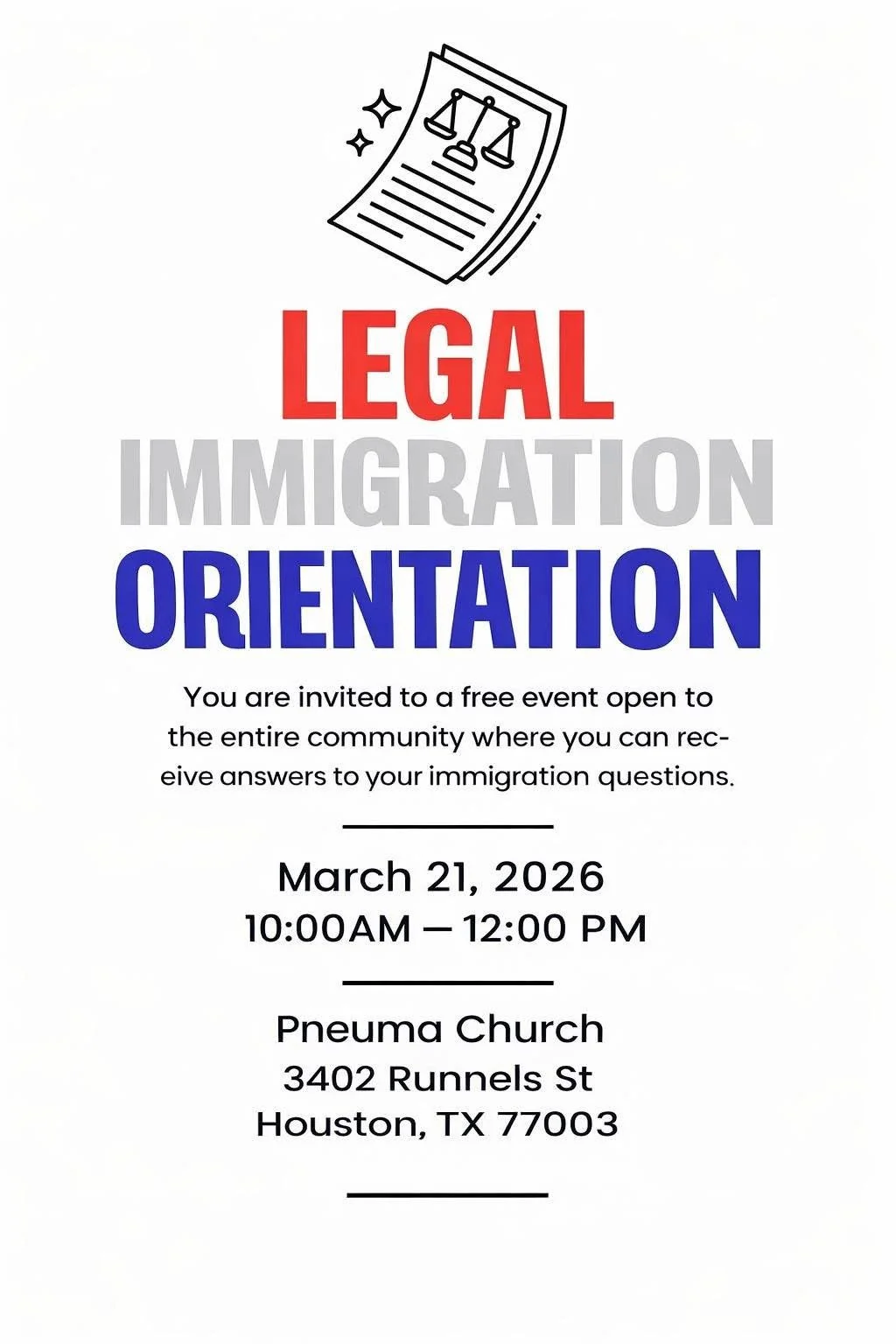 Legal Immigration Orientation