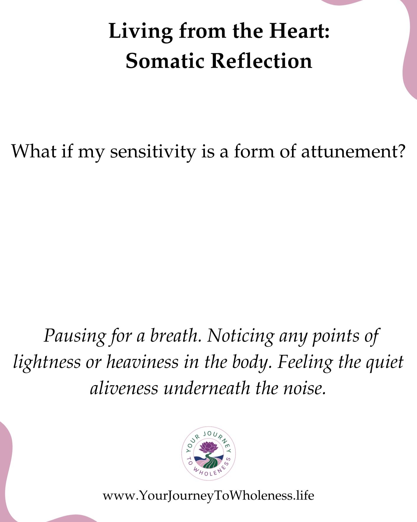 Your sensitivity might not be something to fix... but something to listen to. 🪷

Join us in compassionately exploring the light and shadow within, during a Star Wars-themed somatic experience. You can join live on May 4th or via replay afterwards.

