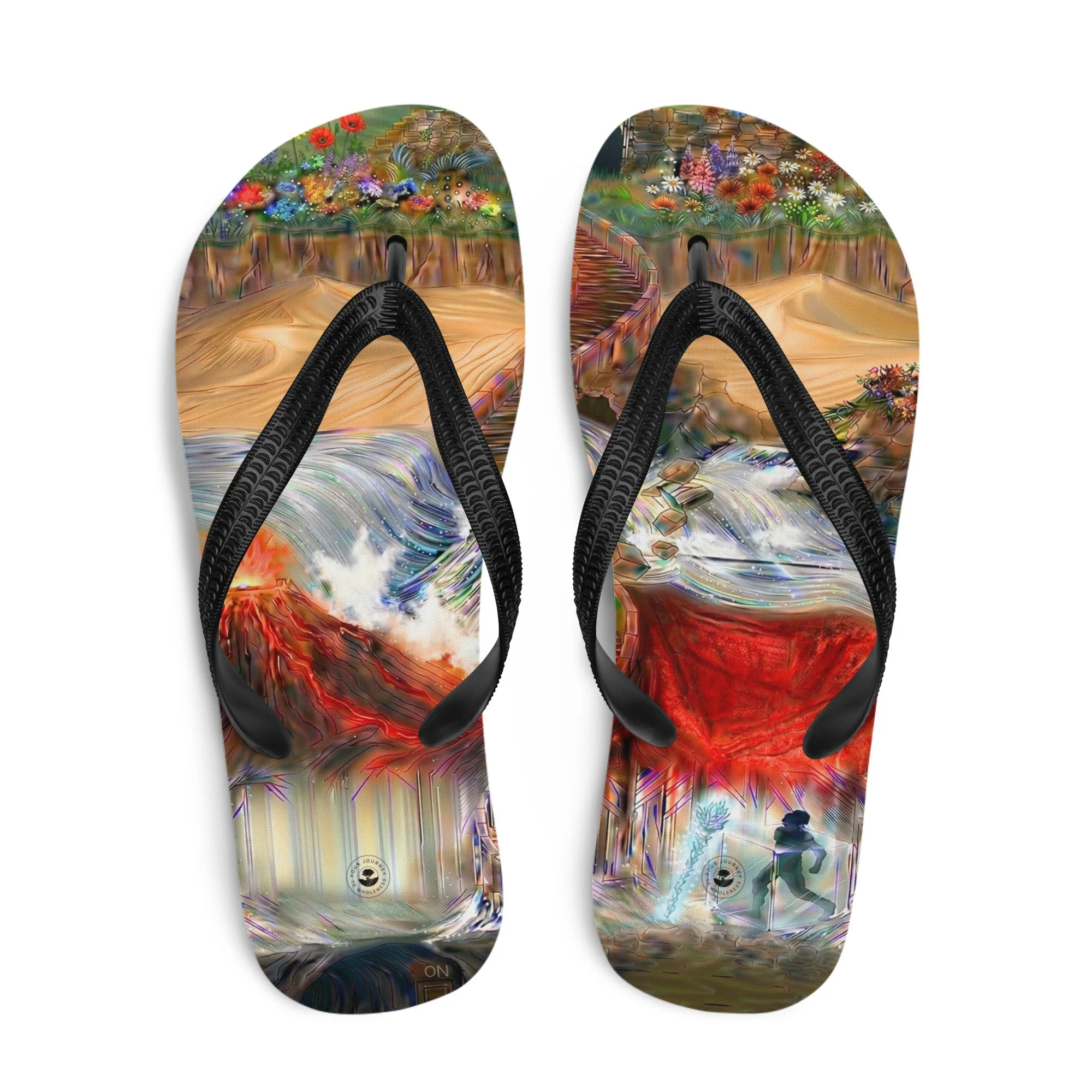 Unisex Inner Landscape Flip-Flops
