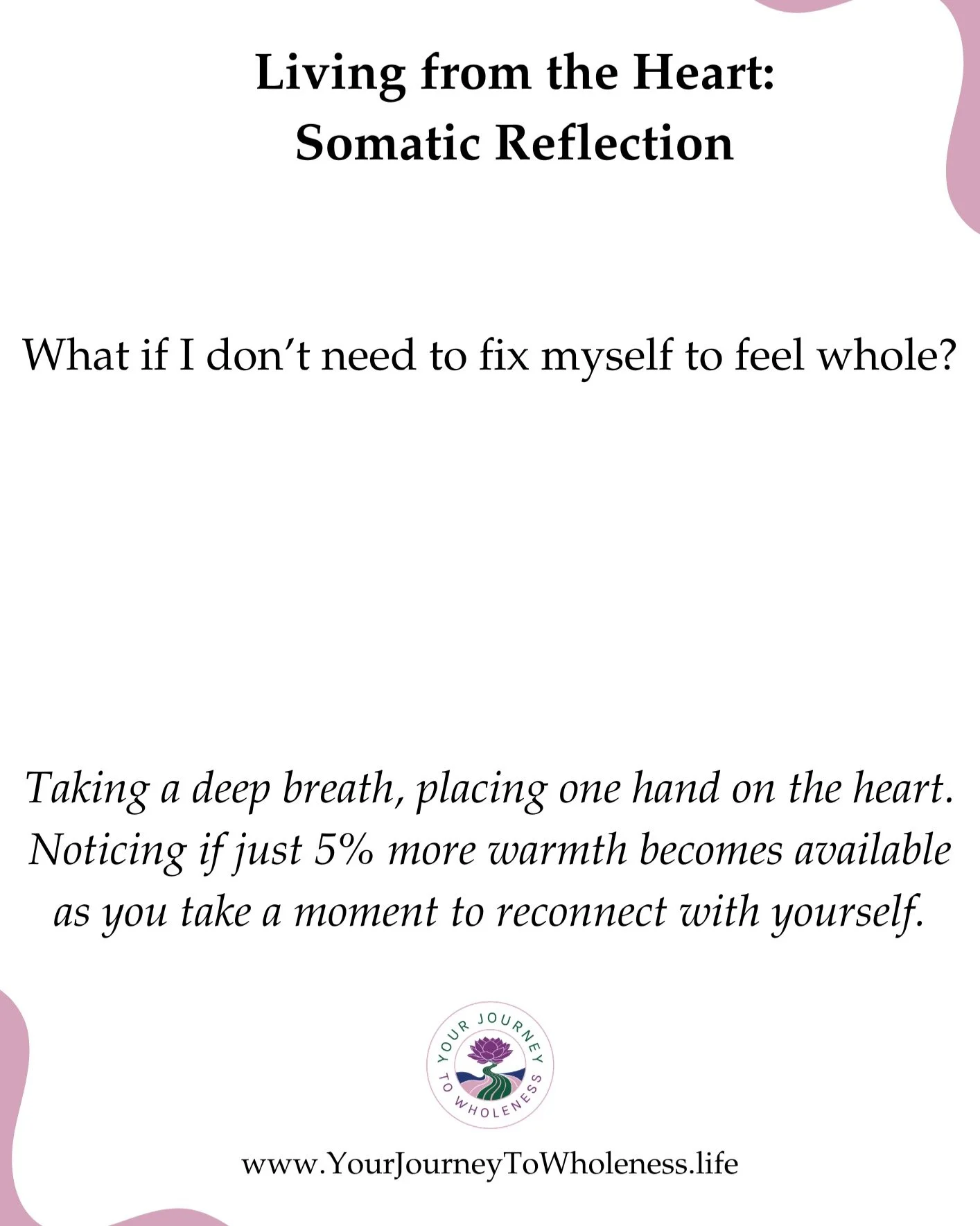 Wholeness isn&rsquo;t something you earn, it&rsquo;s something you remember. 🪷

Join us for a Star Wars&ndash;themed journey into embracing all parts of yourself. More info: https://shorturl.at/HR0ff 🥰