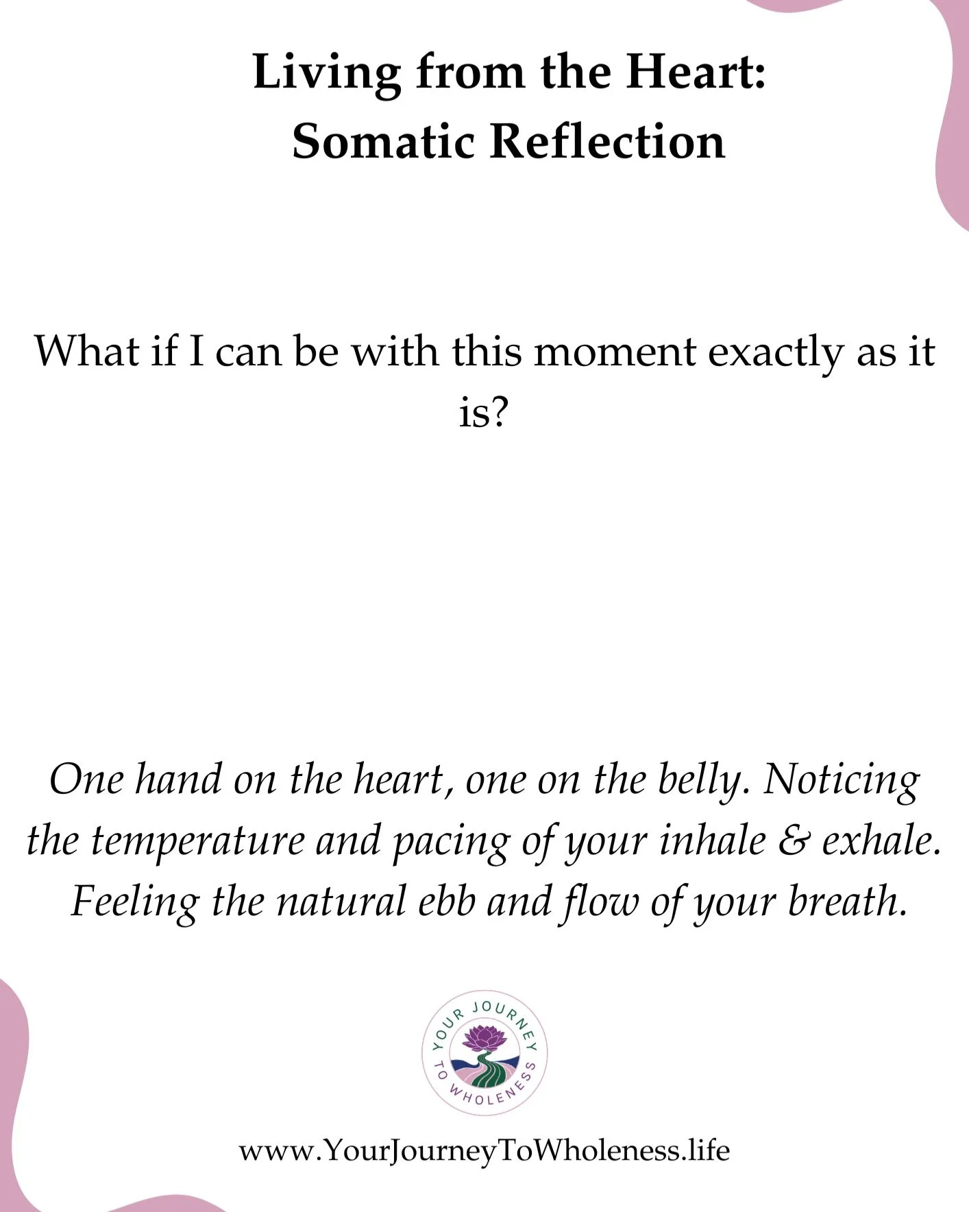 Nothing to fix. Nothing to force. 🪷

A gentle invitation to meet yourself exactly as you are, within a Star Wars-inspired somatic journey.

 Learn more: https://shorturl.at/HR0ff