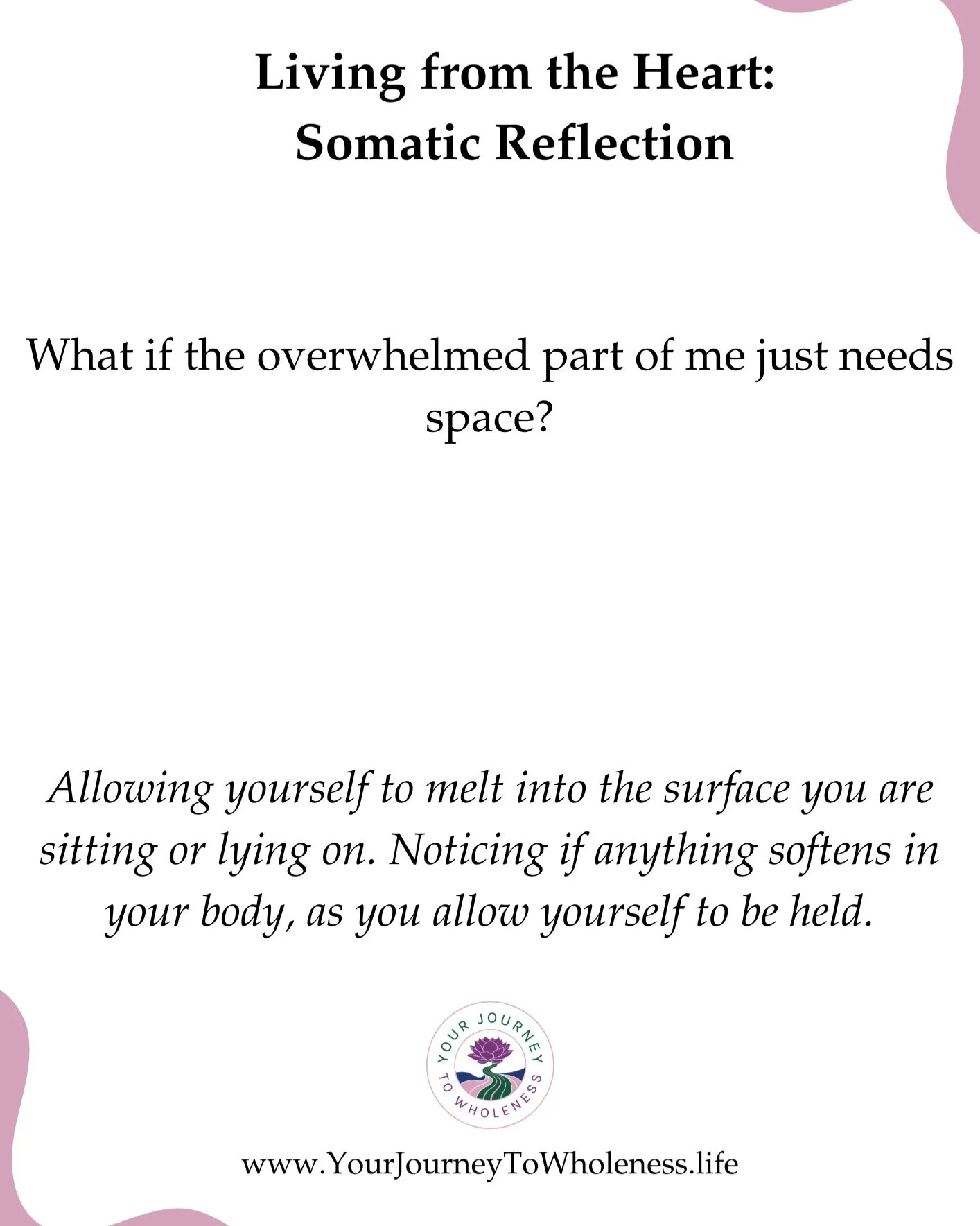 Sometimes space is the medicine. ❤️&zwj;🩹

Join us in exploring how to create inner space for all parts of you, in a Star Wars-themed somatic journey. 

Explore more here: https://shorturl.at/HR0ff
