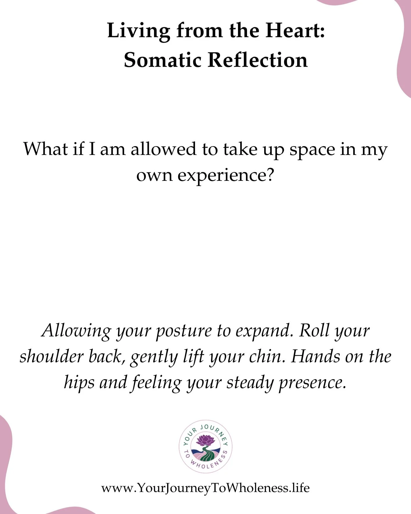 You are allowed to be here - fully.🪷

Step into a space where all of you is welcome, in a Star Wars-inspired somatic exploration.

 Find out more: 👉https://shorturl.at/HR0ff