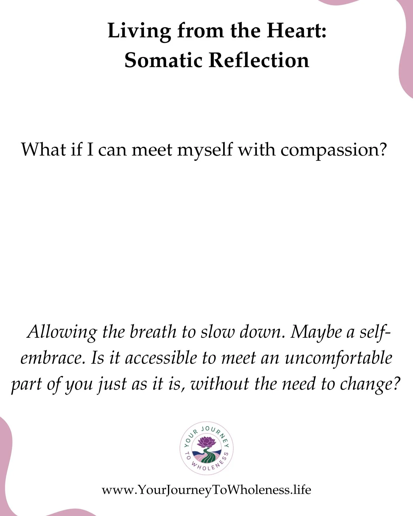 Compassion changes everything. 🪷

Join us on May 4th for a Star Wars-inspired somatic journey into meeting yourself with kindness. Open to everyone (Jedi and novices alike!). No experience necessary, just a willingness to tune in and feel. 

Find ou