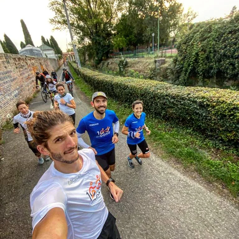 100 del dono prima tappa 100km di corsa intorno a Bologna