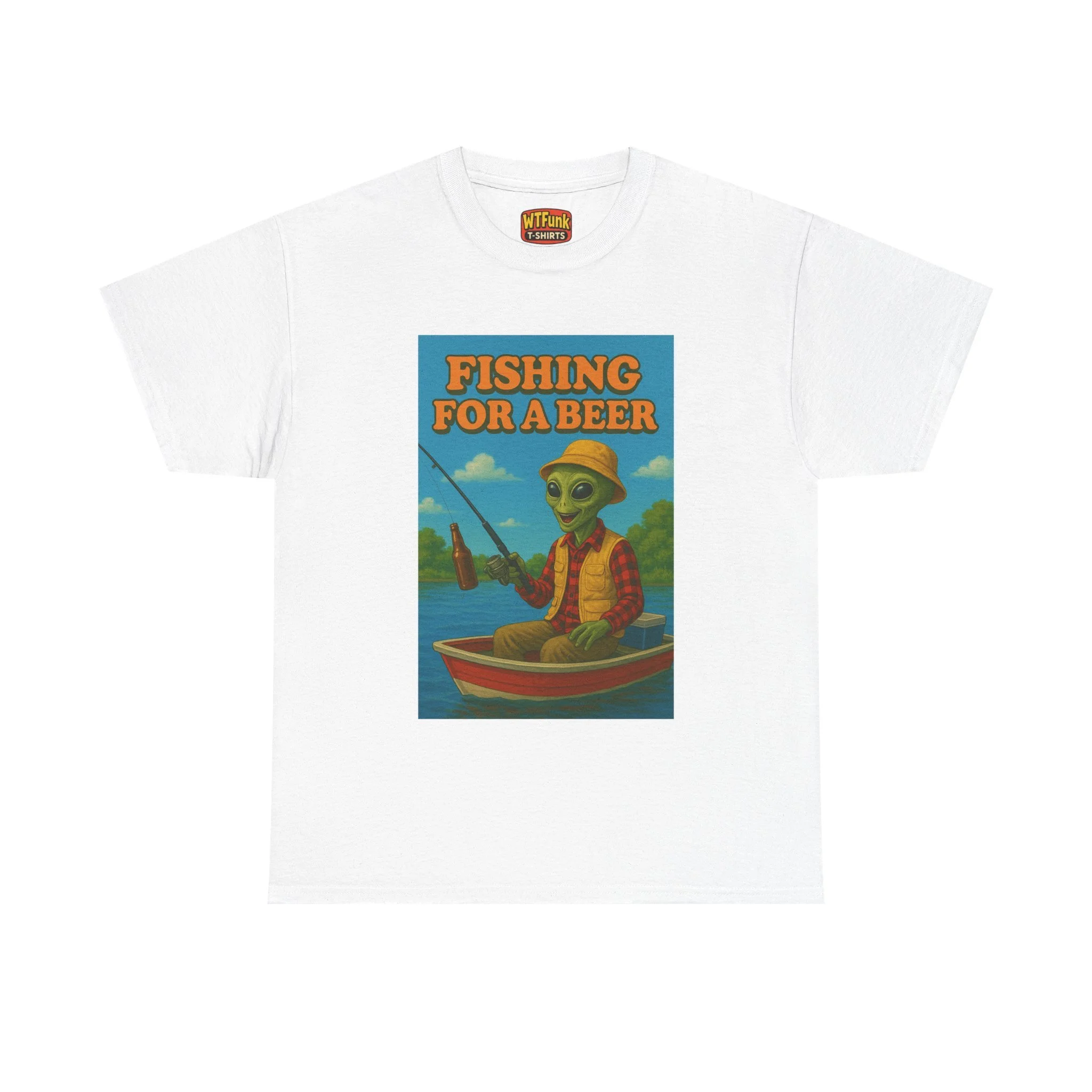 Fishing For A Beer | Vintage Graphic Tee