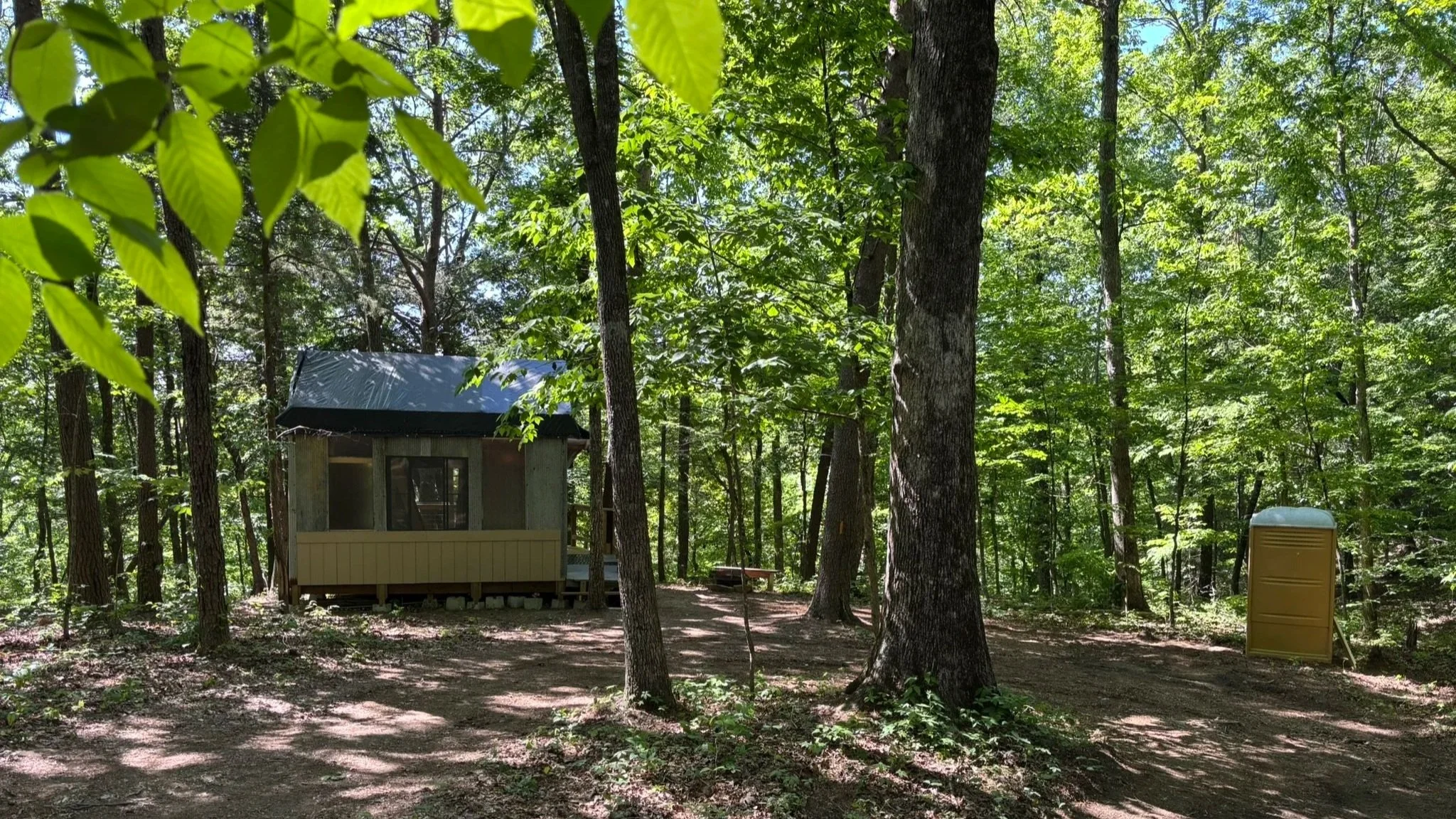 Private Composting Toilet safely nearby.