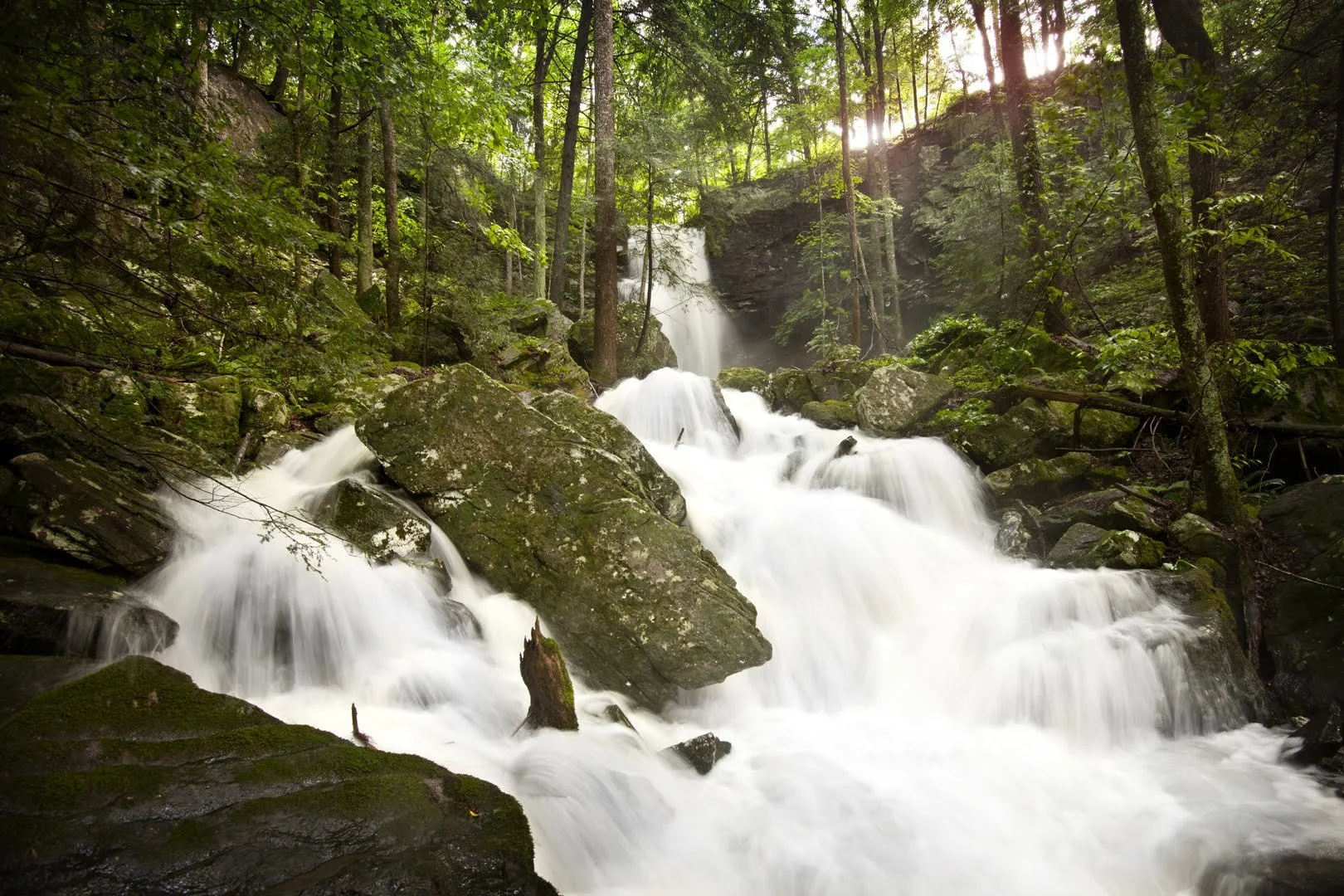 White Water Cascades below the Falls