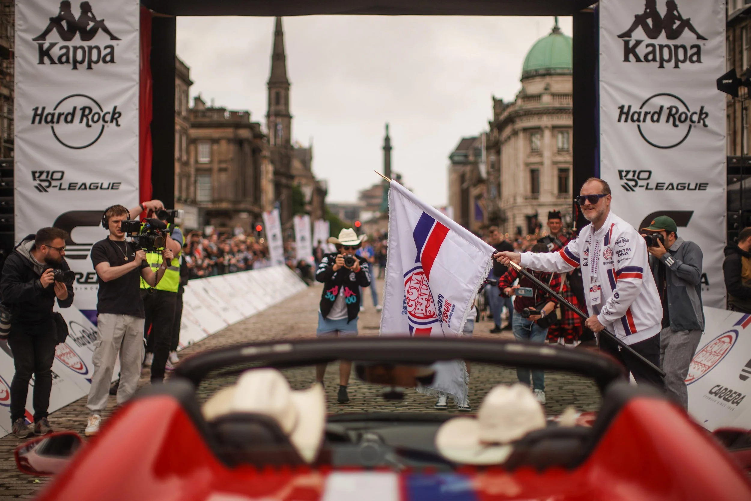 Flag Drop | George Street, Edinburgh, Scotland