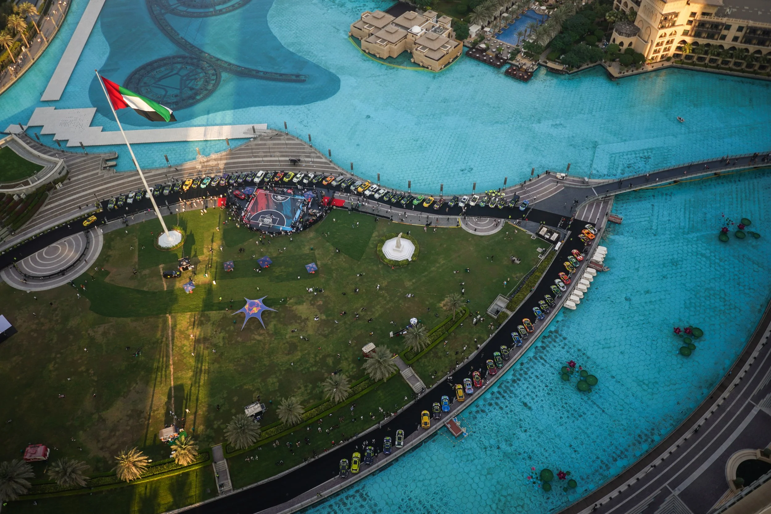 Flag Drop | Burj Park, Dubai, UAE