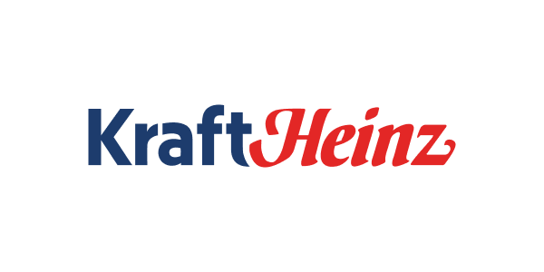Kraft Heinz logo in blue and red text.