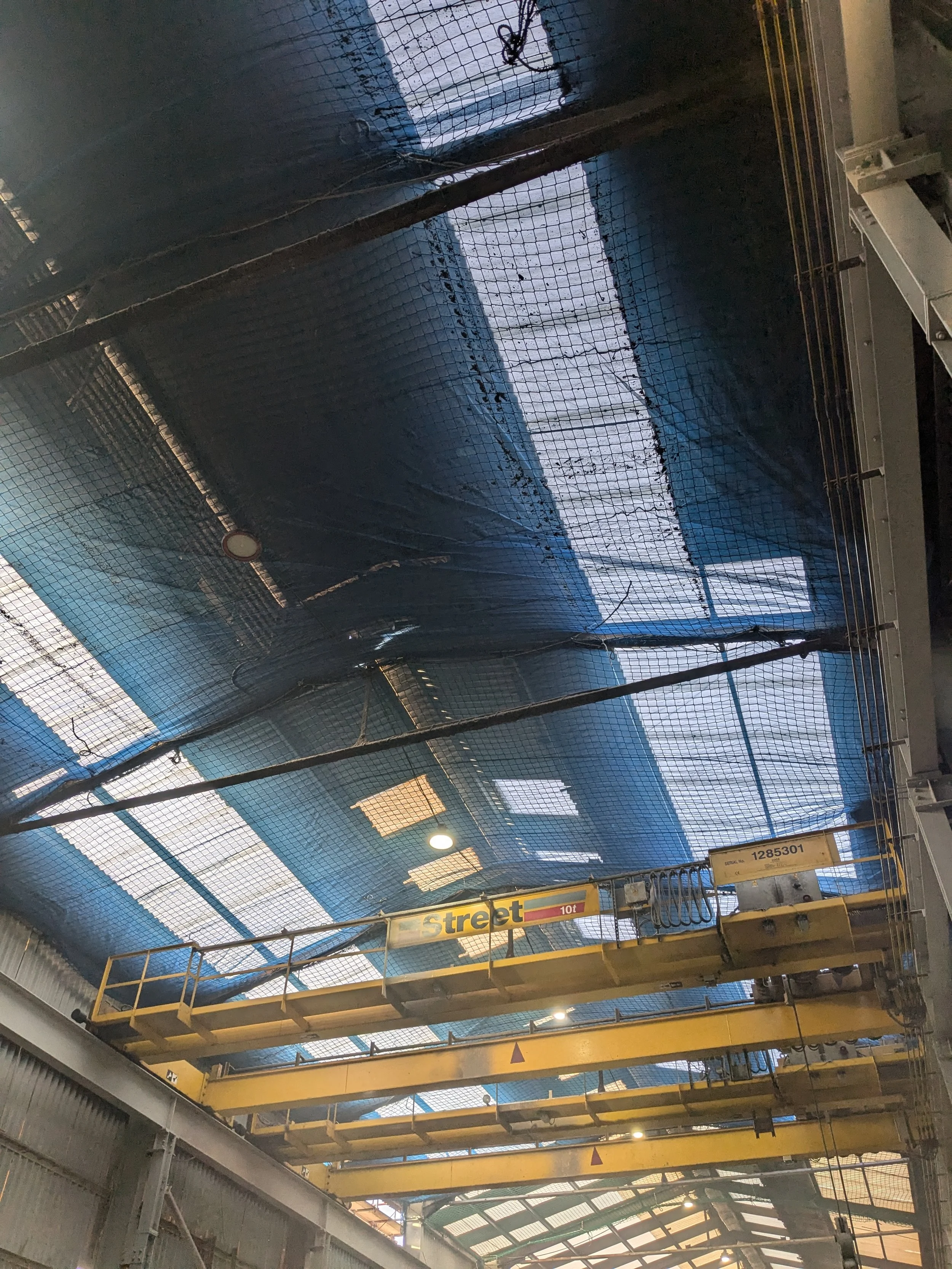 Worksop Galvanising - Roof Light Replacement