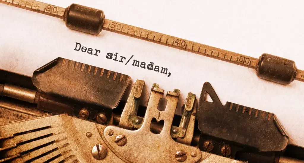 Candidates: Stop Sending “Dear Sir/ Madam” Applications