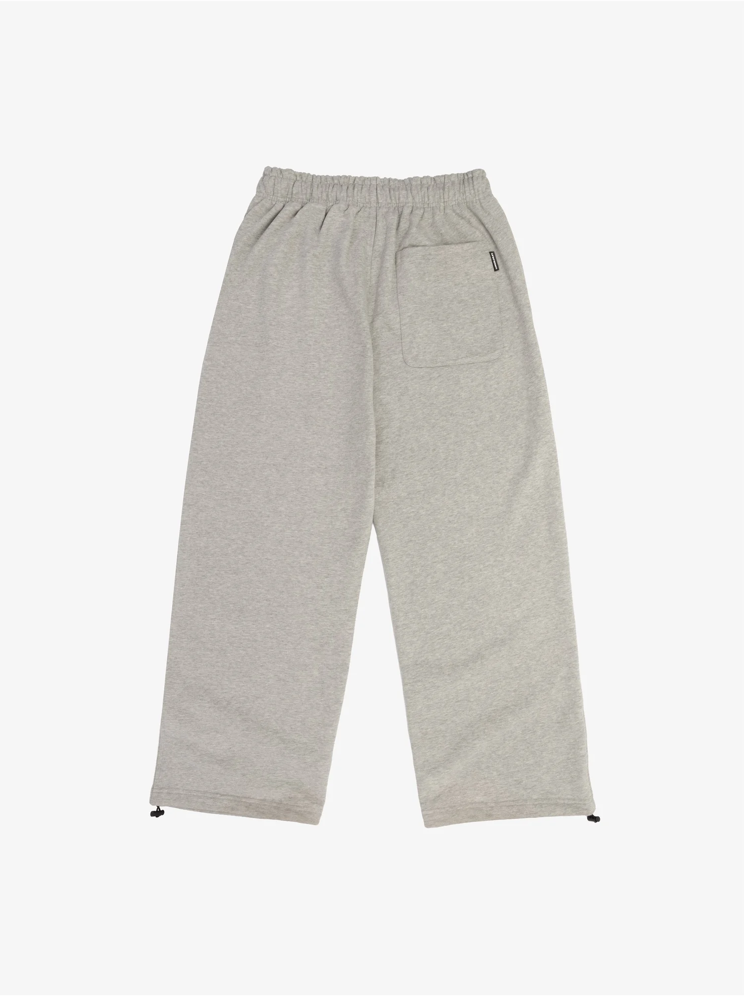 GREY BAGGY SWOOSH JOGGERS — UNKNOWN LONDON