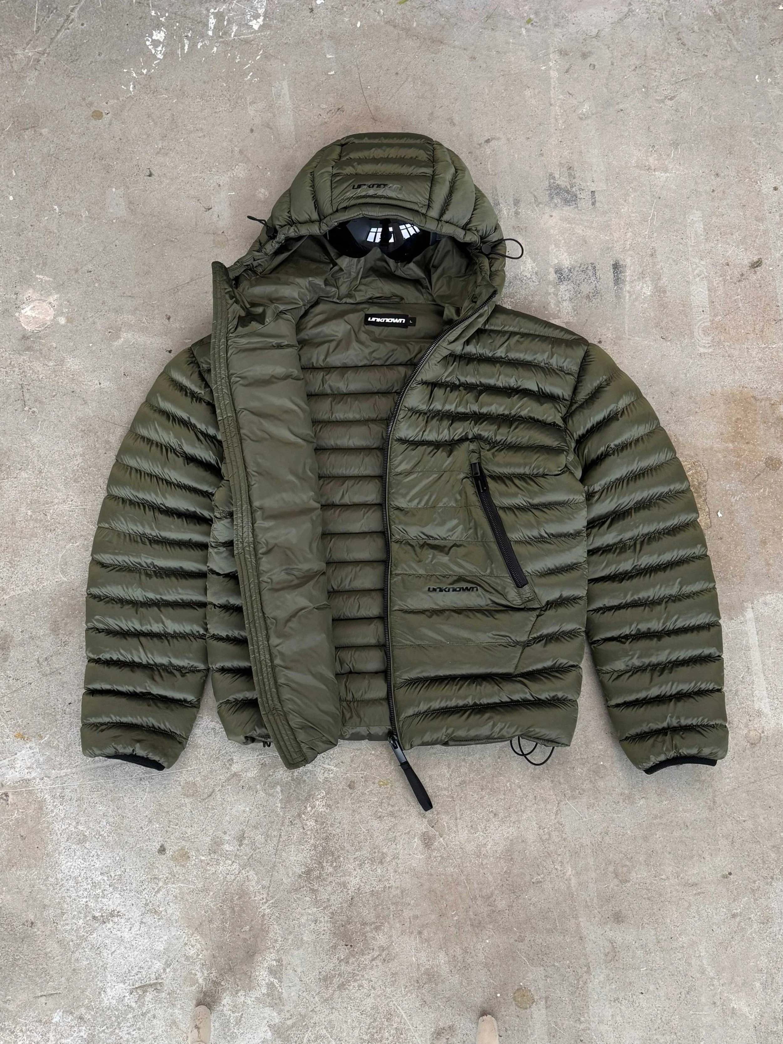GREEN VISOR JACKET — UNKNOWN LONDON
