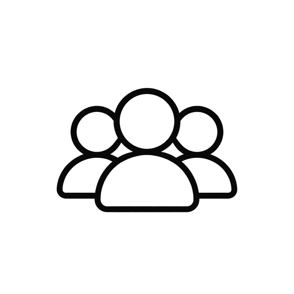 Symbol für eine Gruppe von Mietern oder Team