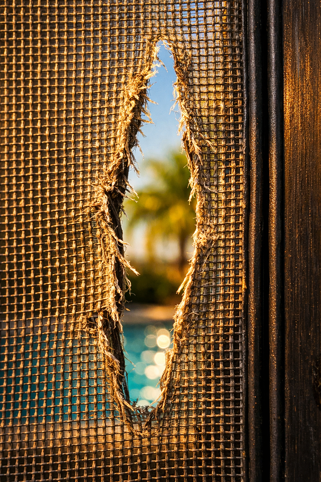 The "Zipper Effect": Why Ignoring Small Tears in Your Deltona Pool Cage is a Dangerous Gamble