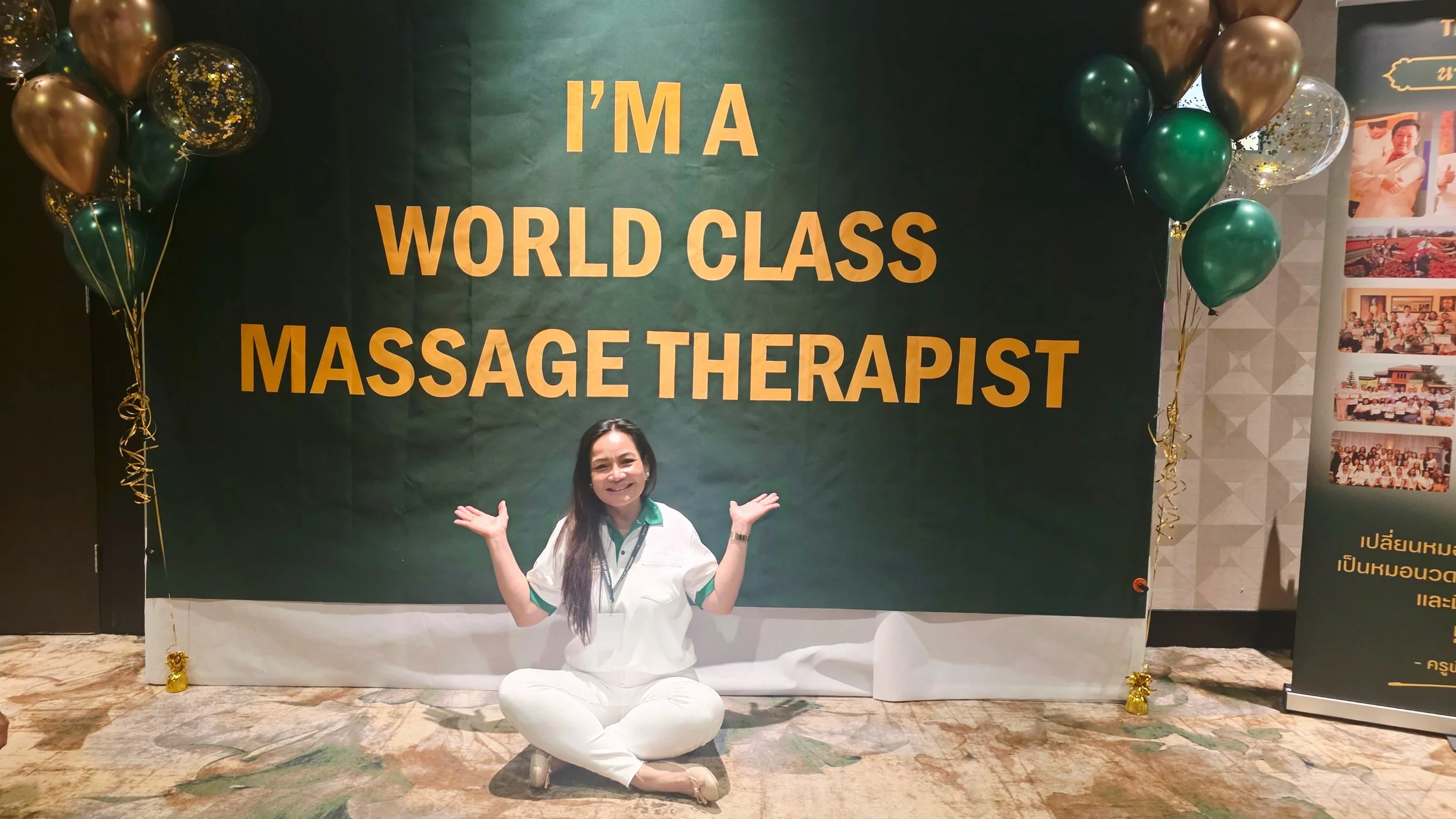 I'M A WORLD CLASS MASSAGE THERAPIST