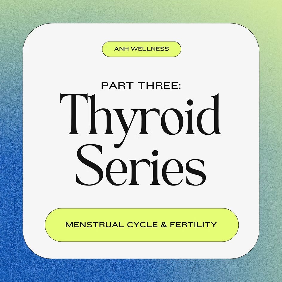 Thyroid Series (Part 3): Menstrual Cycle &amp; Fertility