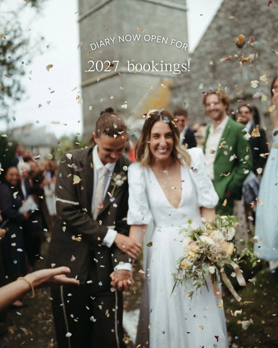 Our 2027 diary is open ✨

And we can&rsquo;t for a little more of this - swipe swipe swipe for some behind the scenes good times! 

If you&rsquo;re getting married in 2027 we&rsquo;d love to hear from you. Get in touch today and let&rsquo;s talk all 