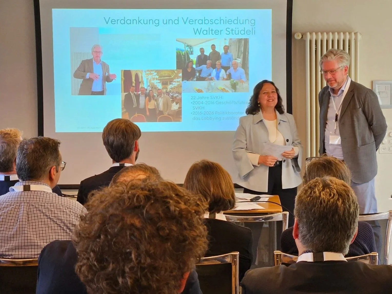 Verabschiedung von Walter Stüdeli, Politikberater