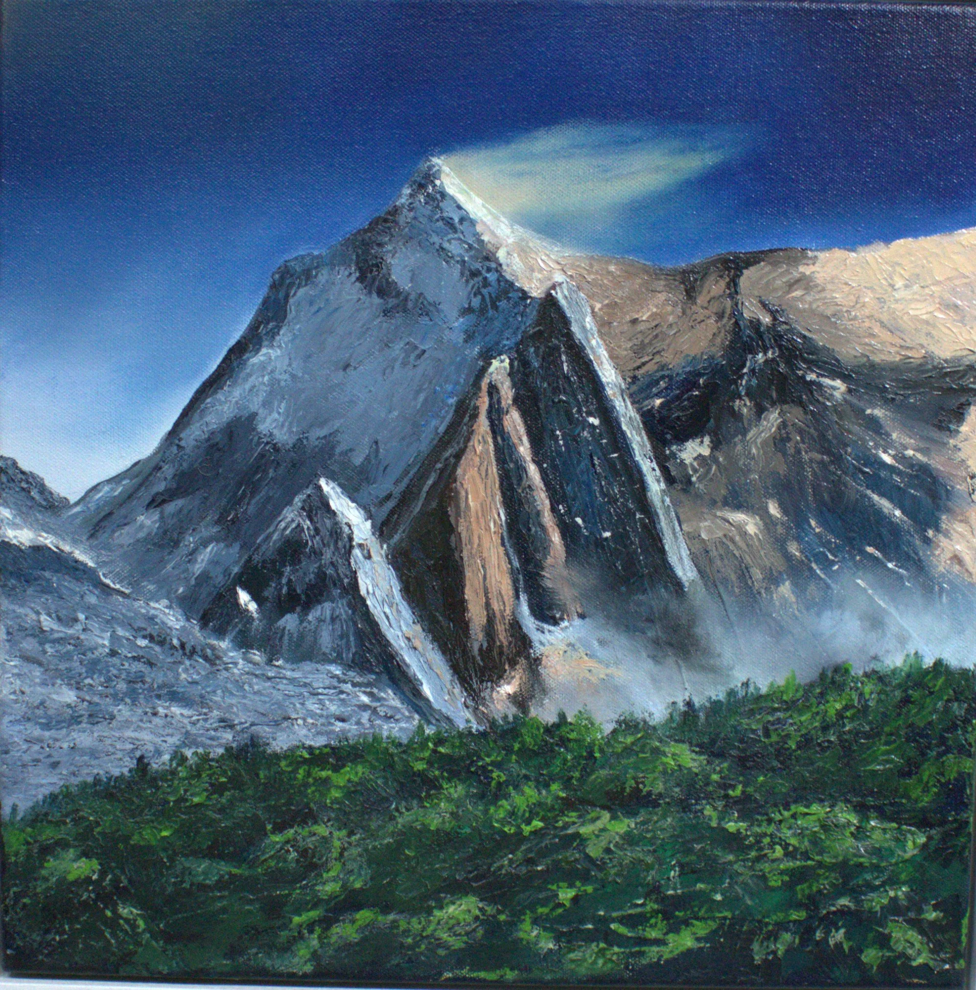 "Patagonia I"  Original Framed Oil Painting on Canvas