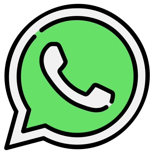 Icône verte de WhatsApp avec une silhouette de téléphone à l'intérieur.