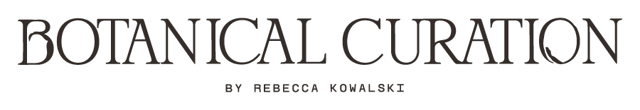 Botanical Curation by Rebecca Kowalski