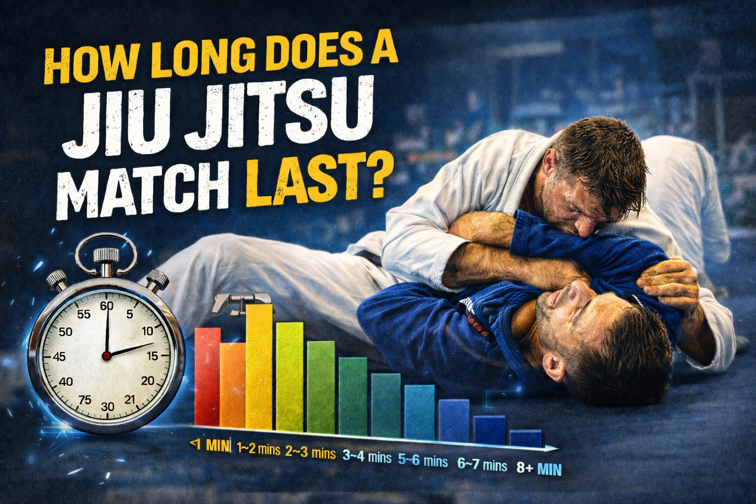 How long does a jiu jitsu match last?