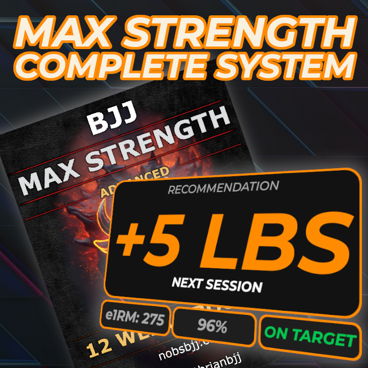 No BS BJJ Max Strength Bundle (Program + Tracker)