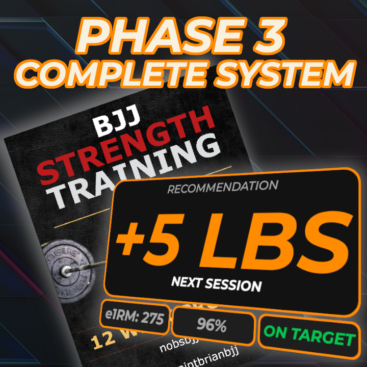 No BS BJJ Strength Training Phase 3 Bundle (Program + Tracker)