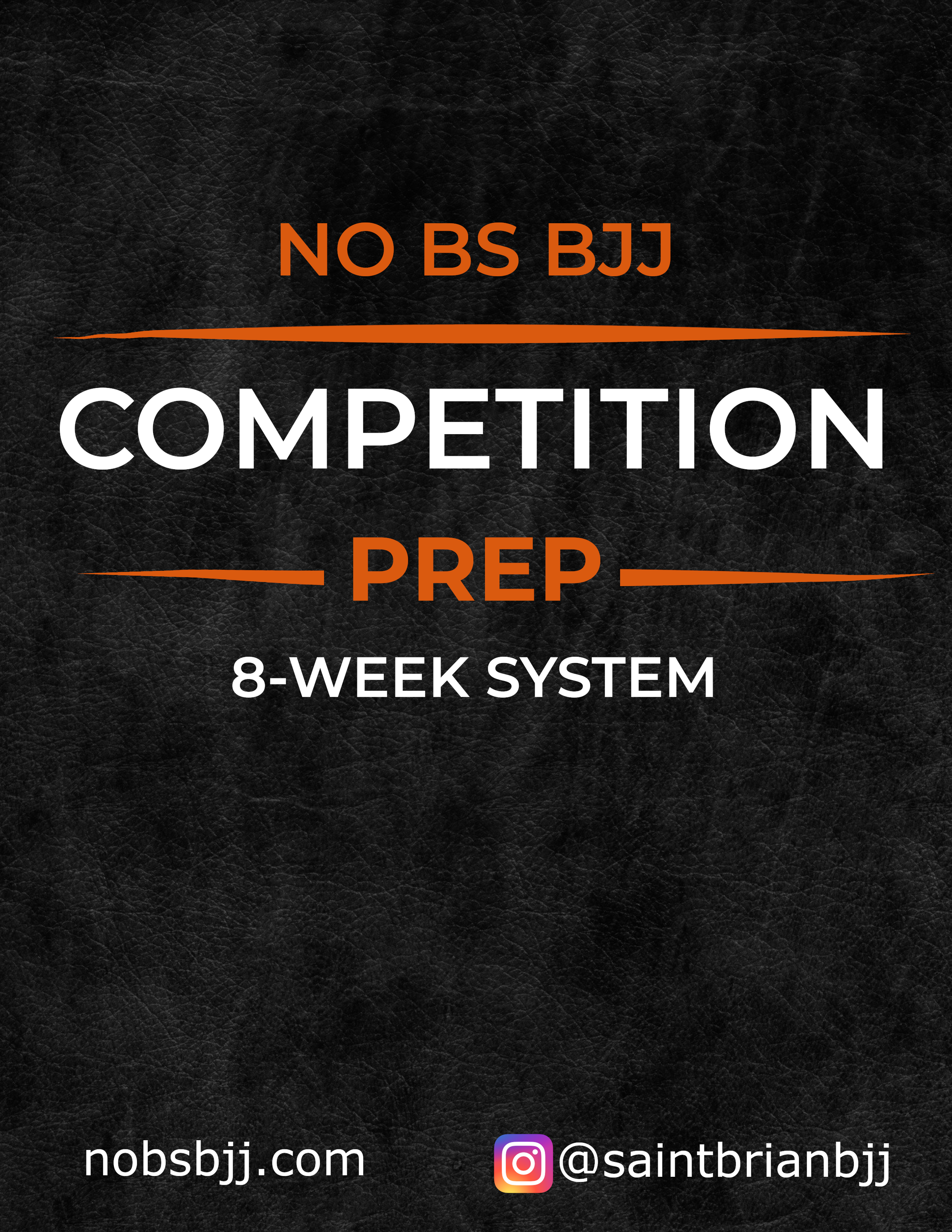 No BS BJJ Competition Prep