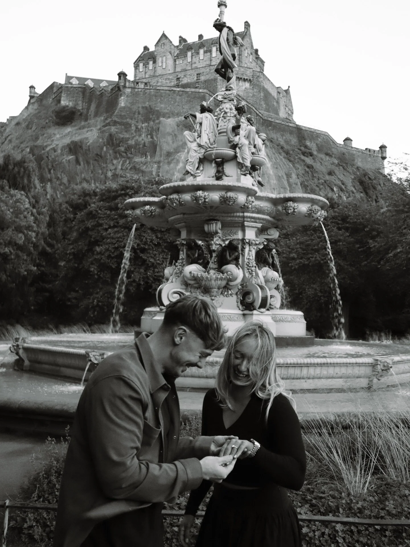 It&rsquo;s wedding year for Amie &amp; Kieren 🤍 
A photo from their Edinburgh engagement 🏹