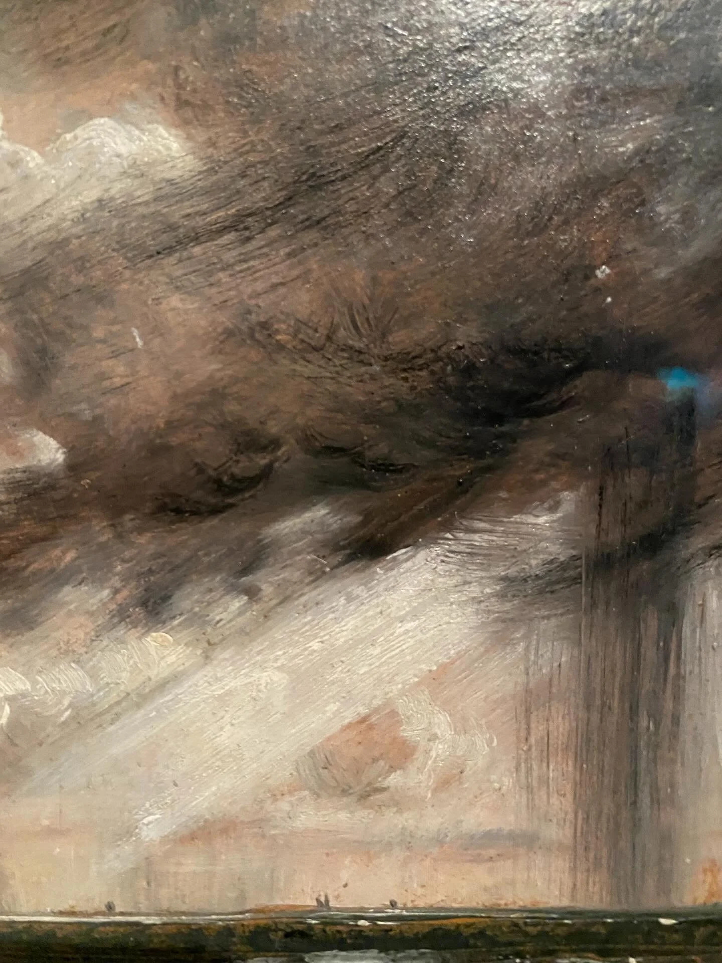 #constable in @tate Britain. Master of #cloudpainting master of the skies. Painting is obviously primarily about really seeing. It&rsquo;s as if the world - and the skies - want to be seen.