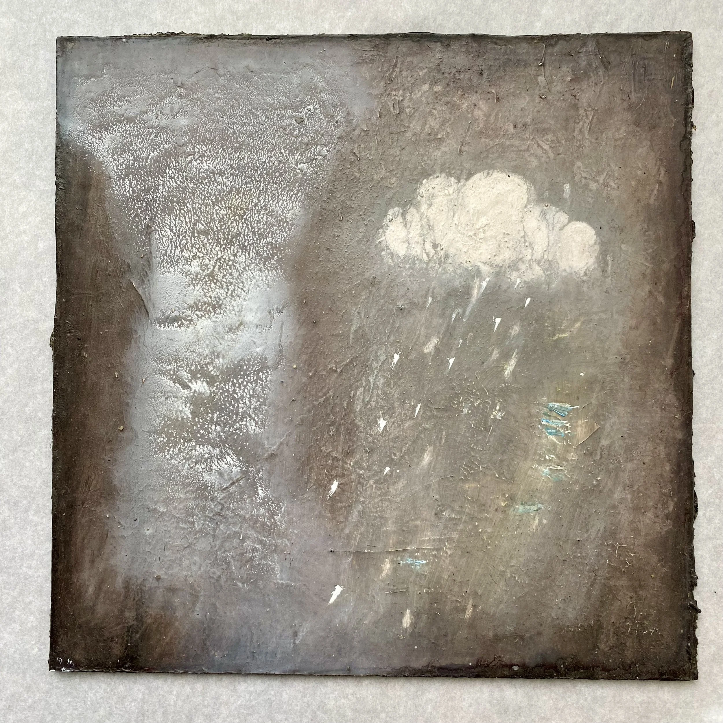 little cloud snowing over sea 2025 oil on panel 2025 susie david 