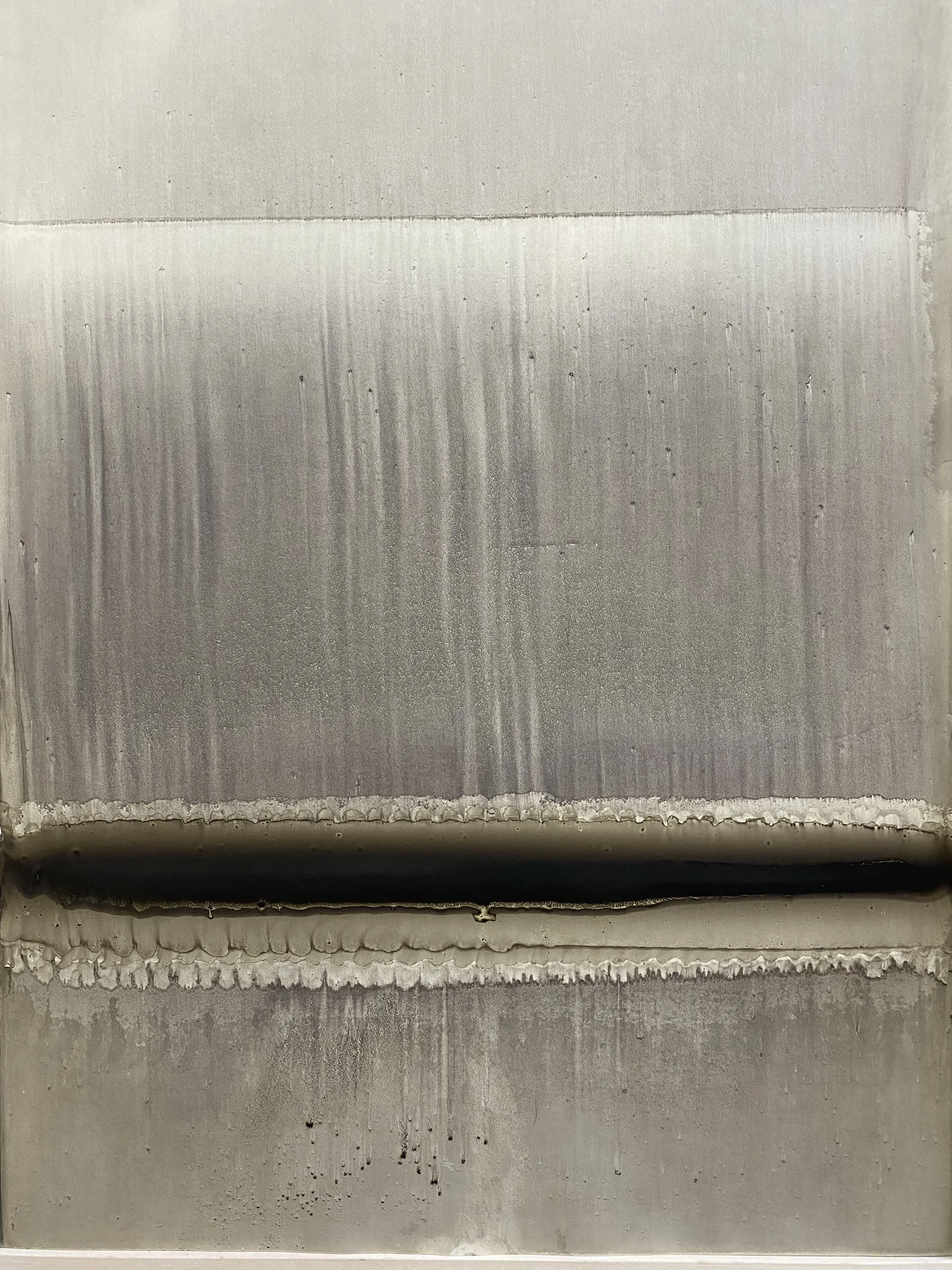 Tidal Shift: Convolute. oil on paper 70 x 100 cms  Susie David