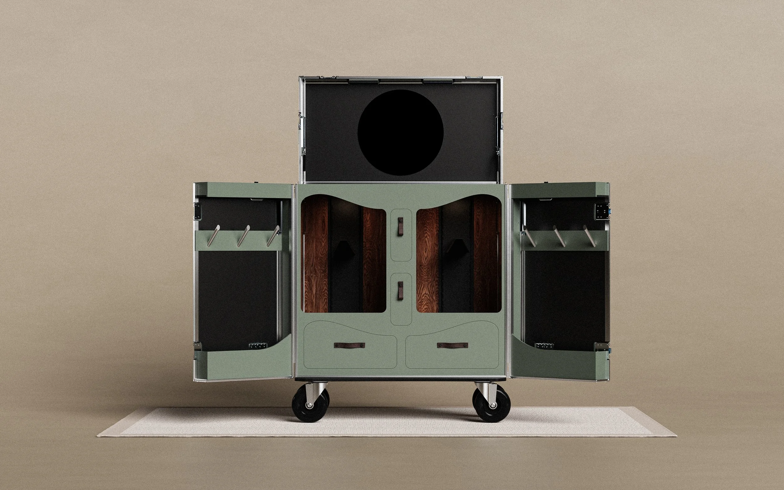 High end tack locker for equine equipment